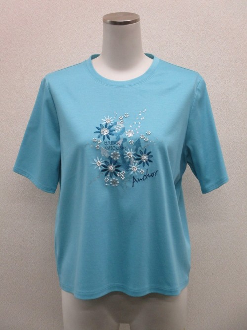 ナノシア刺繍入りTシャツ