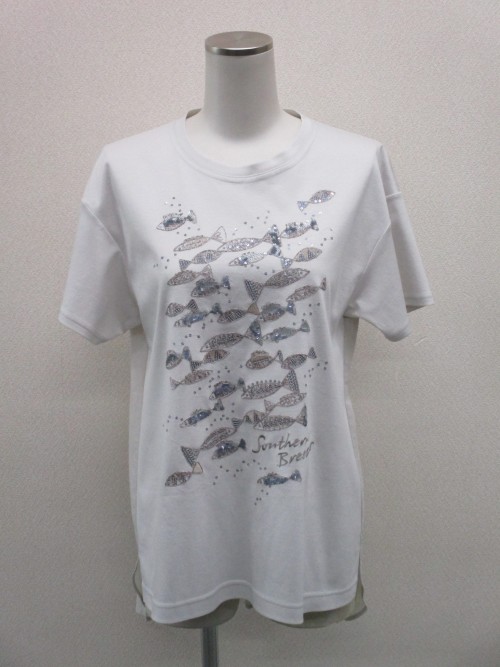 ナノシア刺繍入りTシャツ