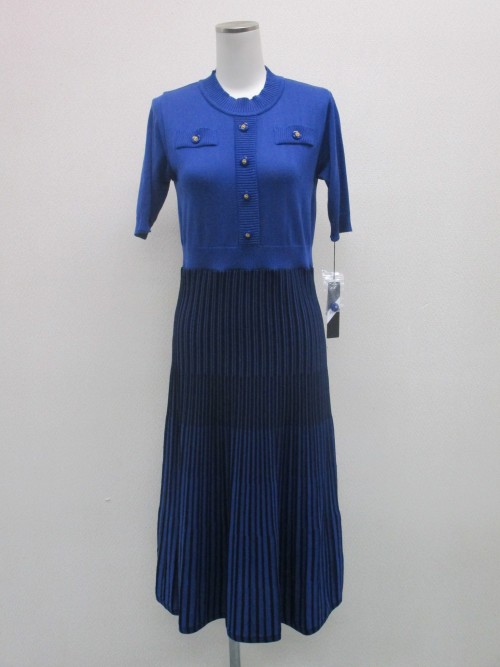 フロッキープリントワンピース