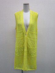 レース風ニットベスト