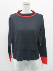 配色プルオーバー