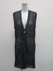 レース風ニットベスト